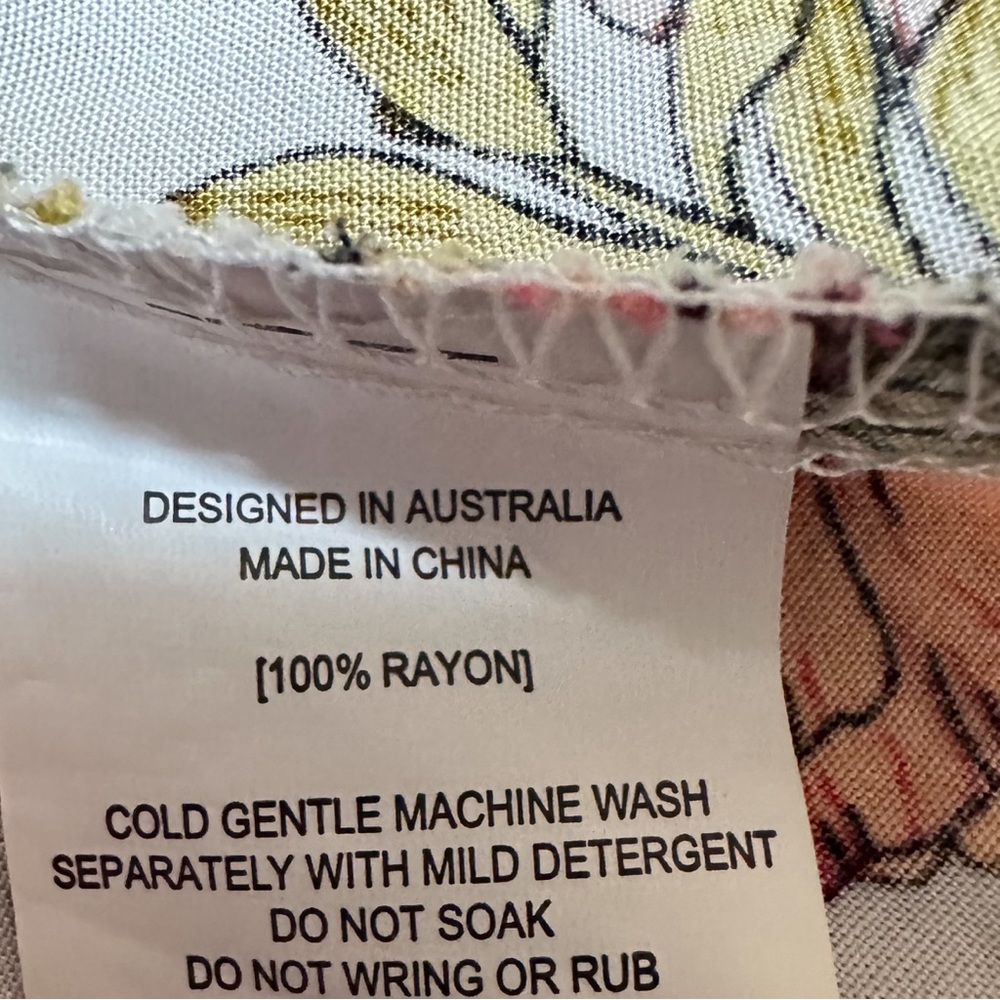 Anthropologie Abel the Label floral off shoulder midi maxi dress, S. - Picture 8 of 14